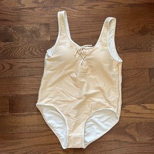 Large rylee and Cru womens lace up swim suit. New with tags